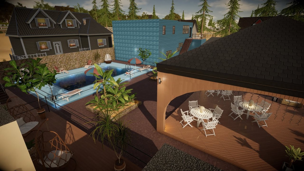 House Flipper 2   Parc d'attractions fermé  transformé