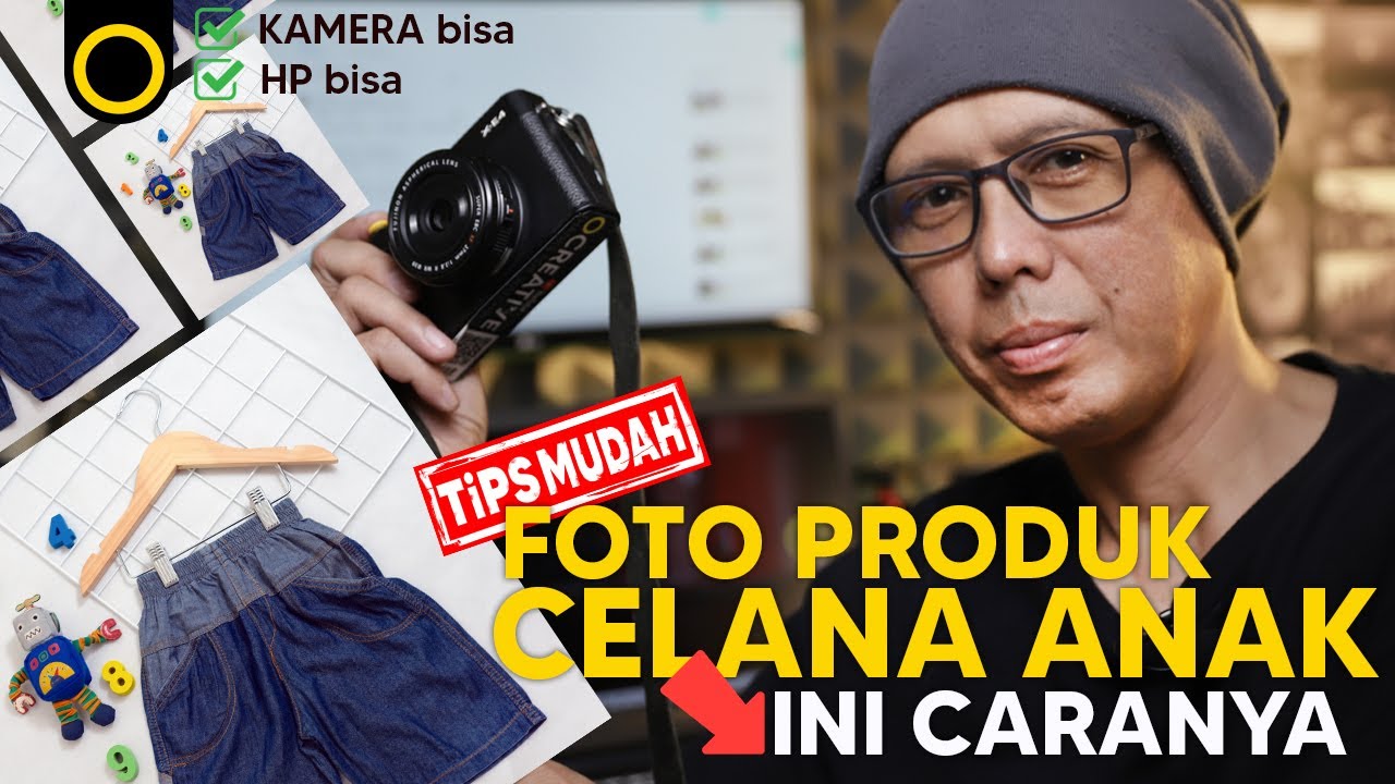 tips foto produk pakaian | CELANA ANAK | foto produk onlinshop