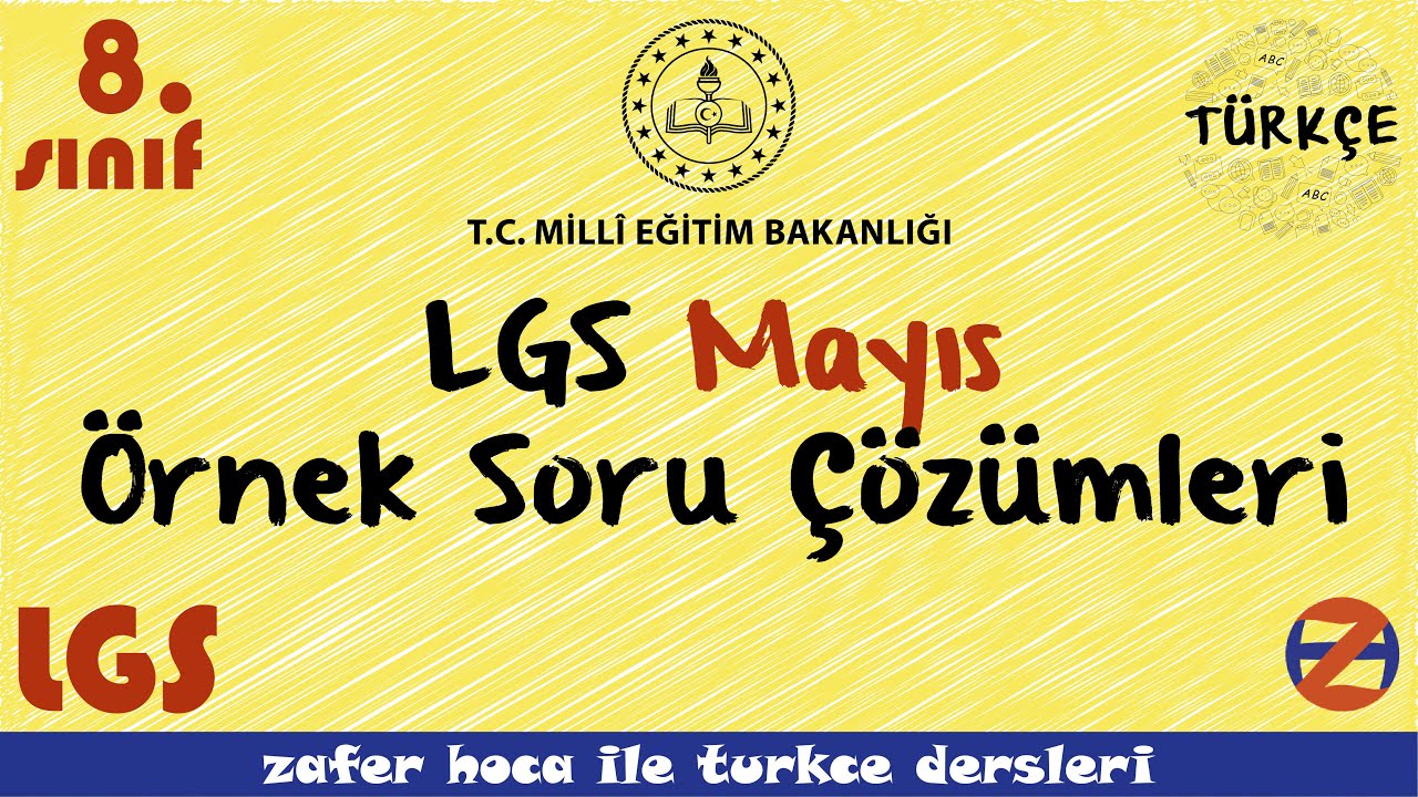 LGS Örnek Soru Çözümleri | Türkçe Dersi | Mayıs 2020 MEB