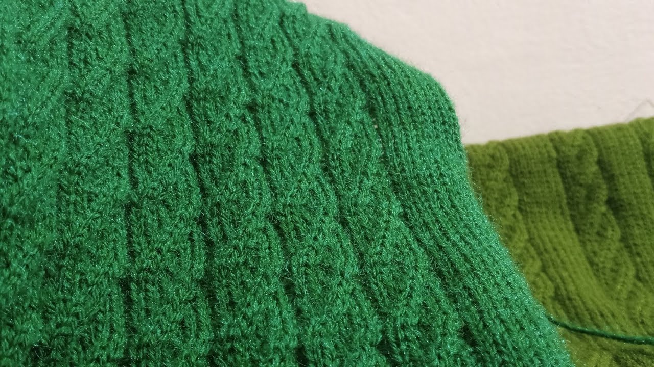 gent's sweater knitting pattern in knitting machine
