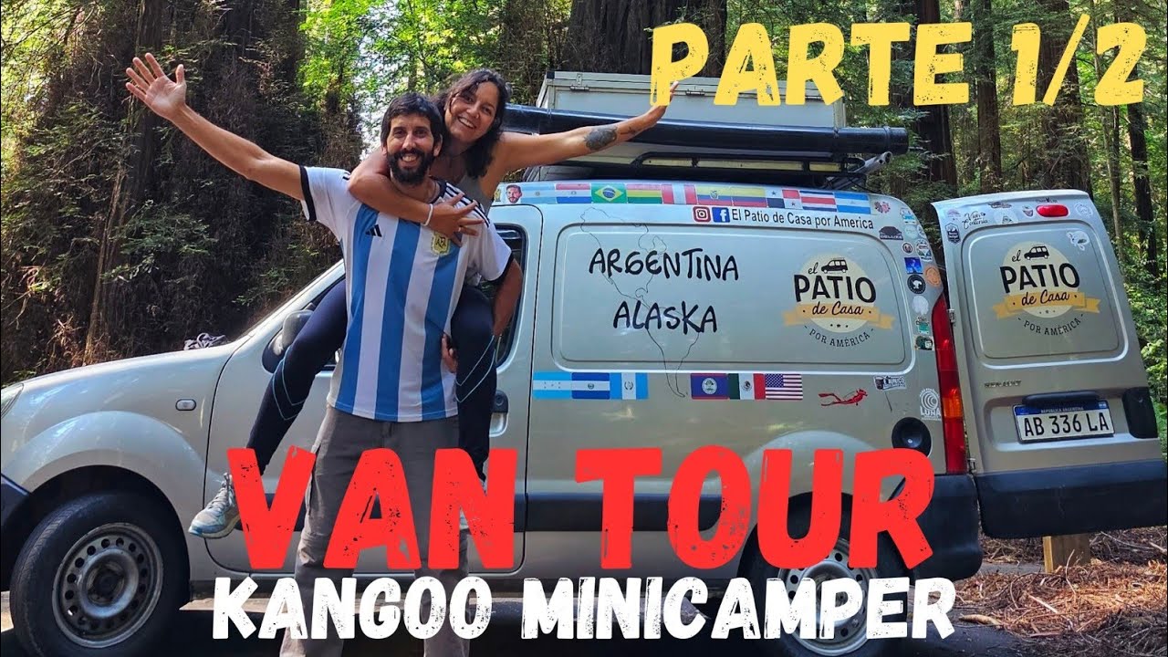 VANTOUR RENAULT KANGOO MINICAMPER - Asi VIVIMOS 6 AÑOS viajando en 2mt2 ! / BERLINGO, PARTNER /cap45