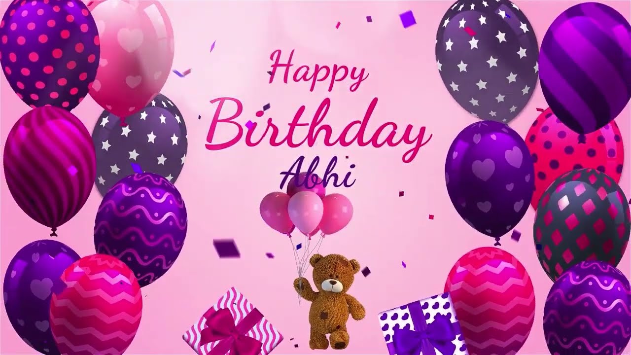 Happy Birthday Abhi | Abhi Happy Birthday Song