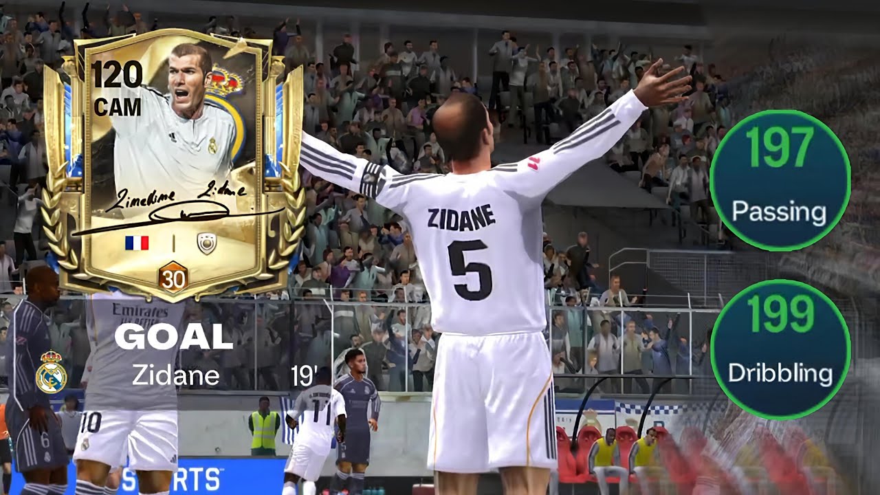 Signature ZIDANE Gameplay Review | Best CAM in FC Mobile
