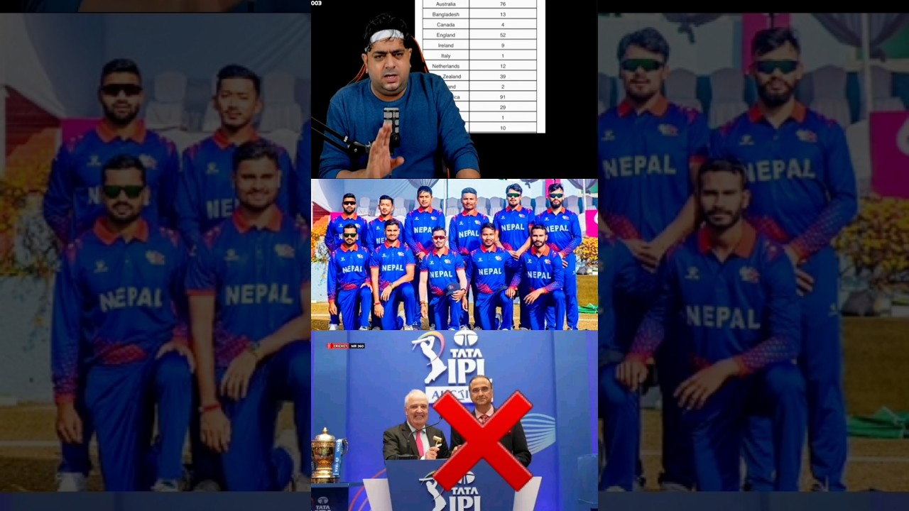 NO Nepal Player in IPL❌️😭💔 #abcricinfo #iplauction #nepalcricket #indvsnep #sad #ipl #ipl2025