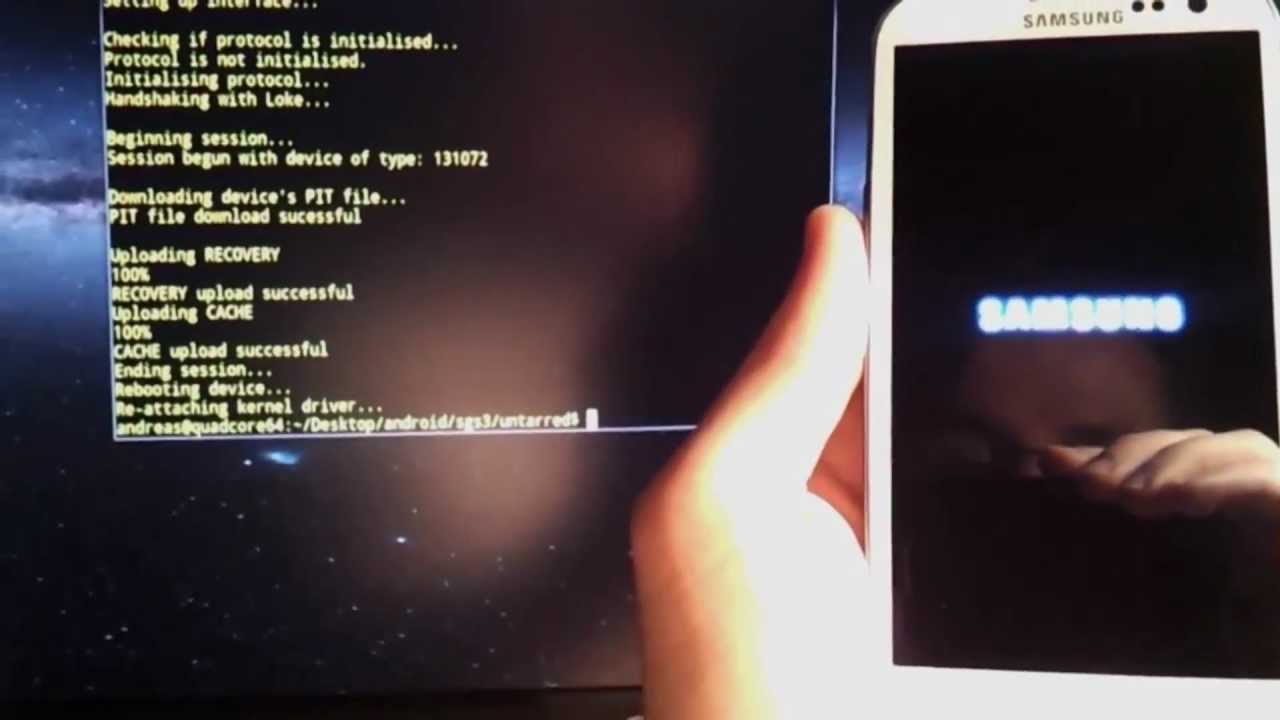 Samsung Galaxy S3 - Rooting with Heimdall on Linux- androidnext.de