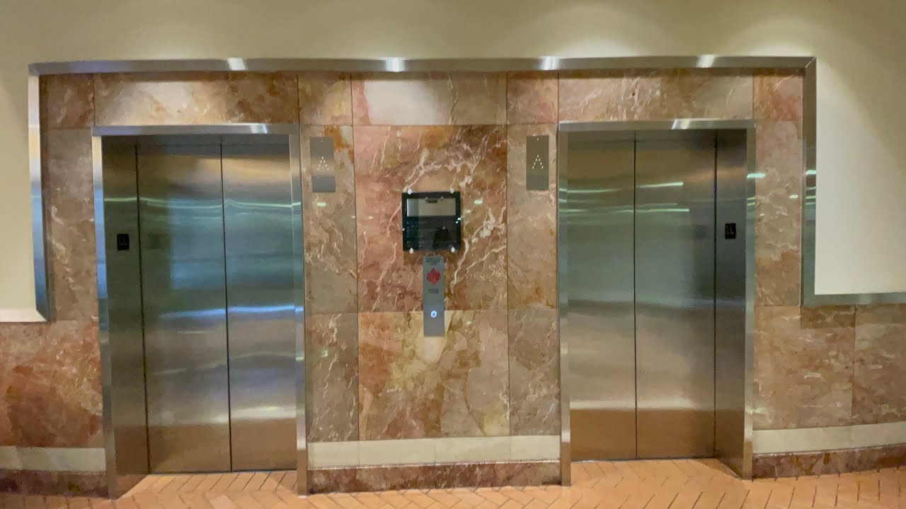 Scenic Otis Elevators at South Coast Plaza in Costa Mesa, CA