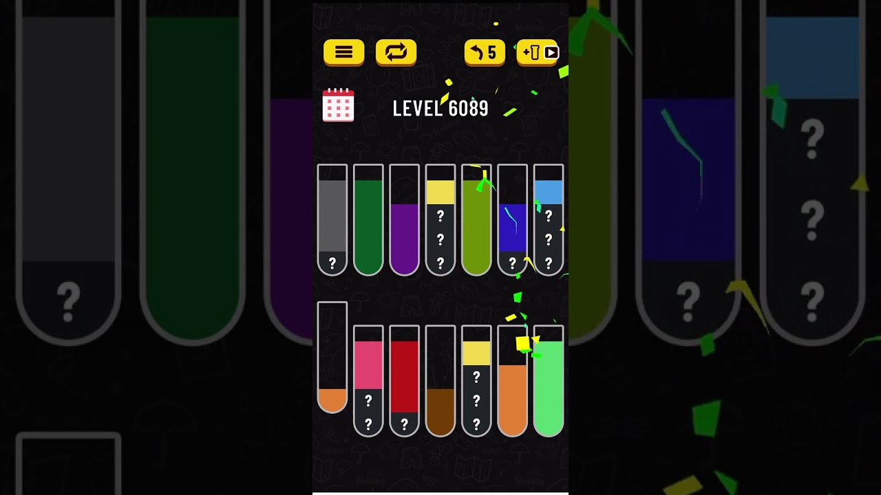 Water Sort puzzle level 6089