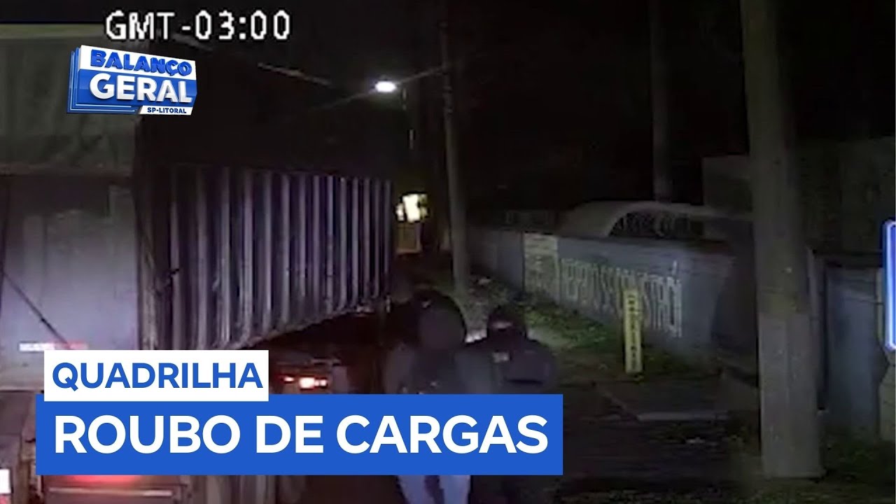 Caminhoneiro preso faz parte de quadrilha de roubo de cargas no litoral de SP