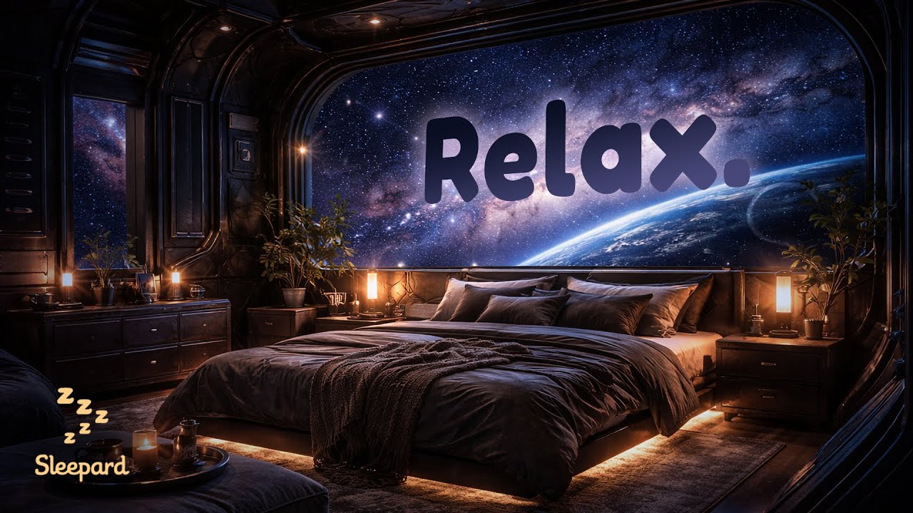Soothing Sci-Fi Music in Outer Space | for Focus, Studying, Work, Sleep and Relaxation