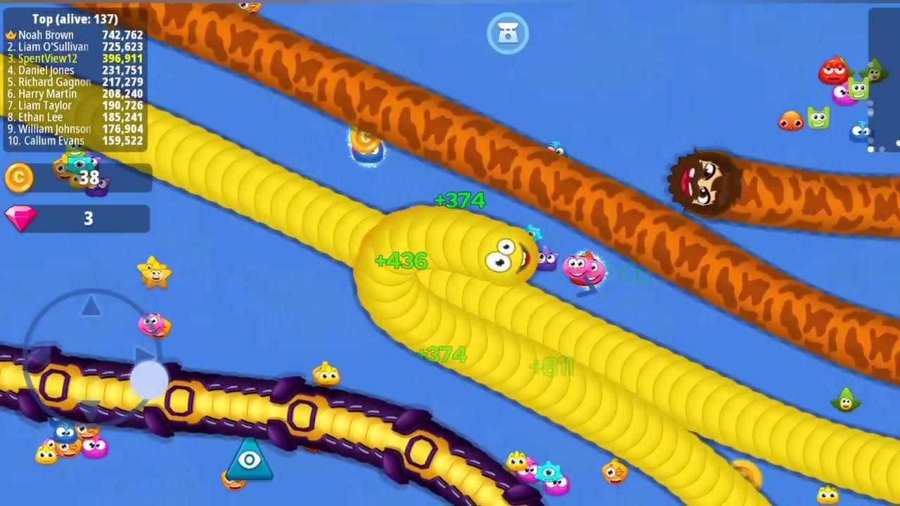 Worms zone best score || 28 January 2026