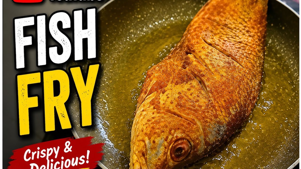 Tasty Masala Fry Red Snapper Fish (Tamboshi Fish) Recipe #Easyrecipe