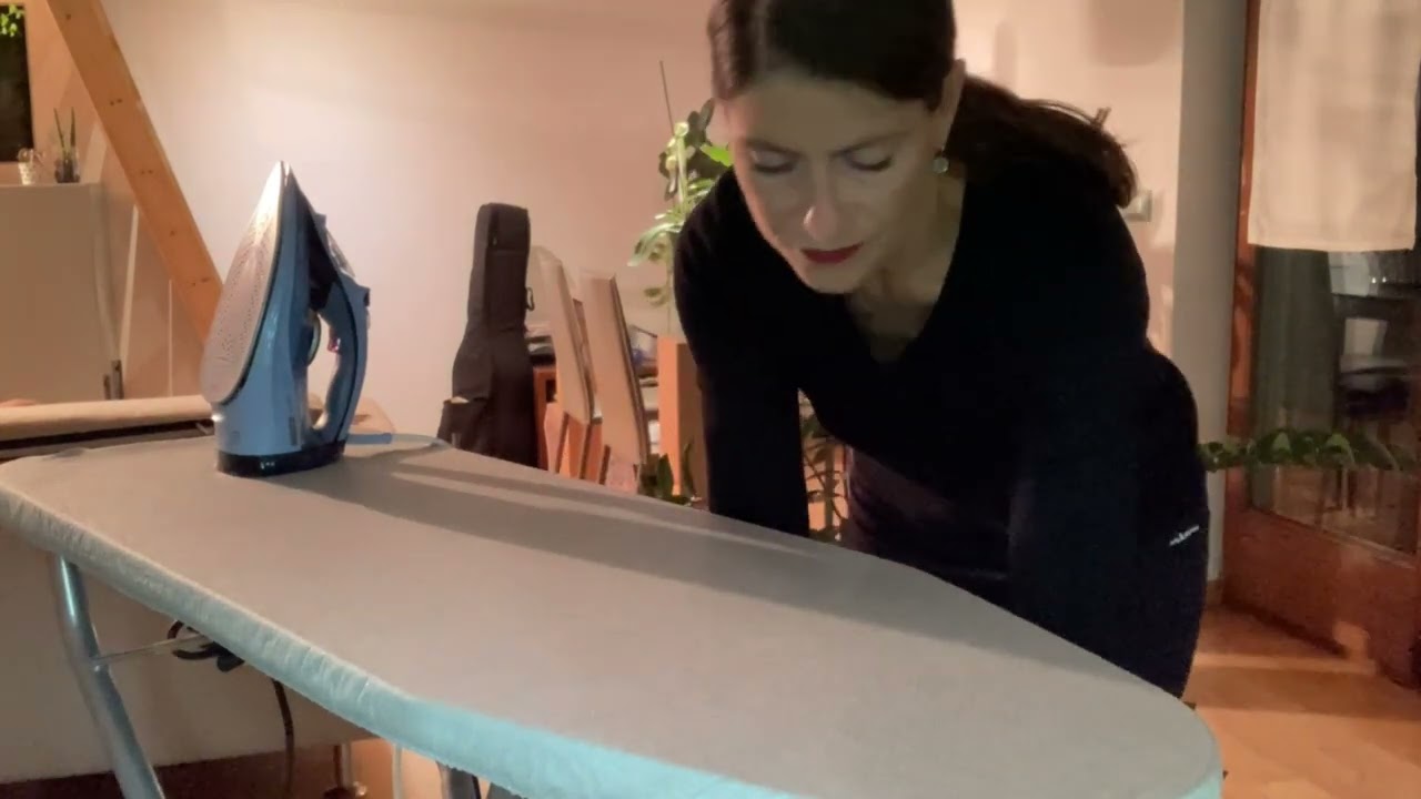 Relaxing Housekeeping ASMR no talking ironing