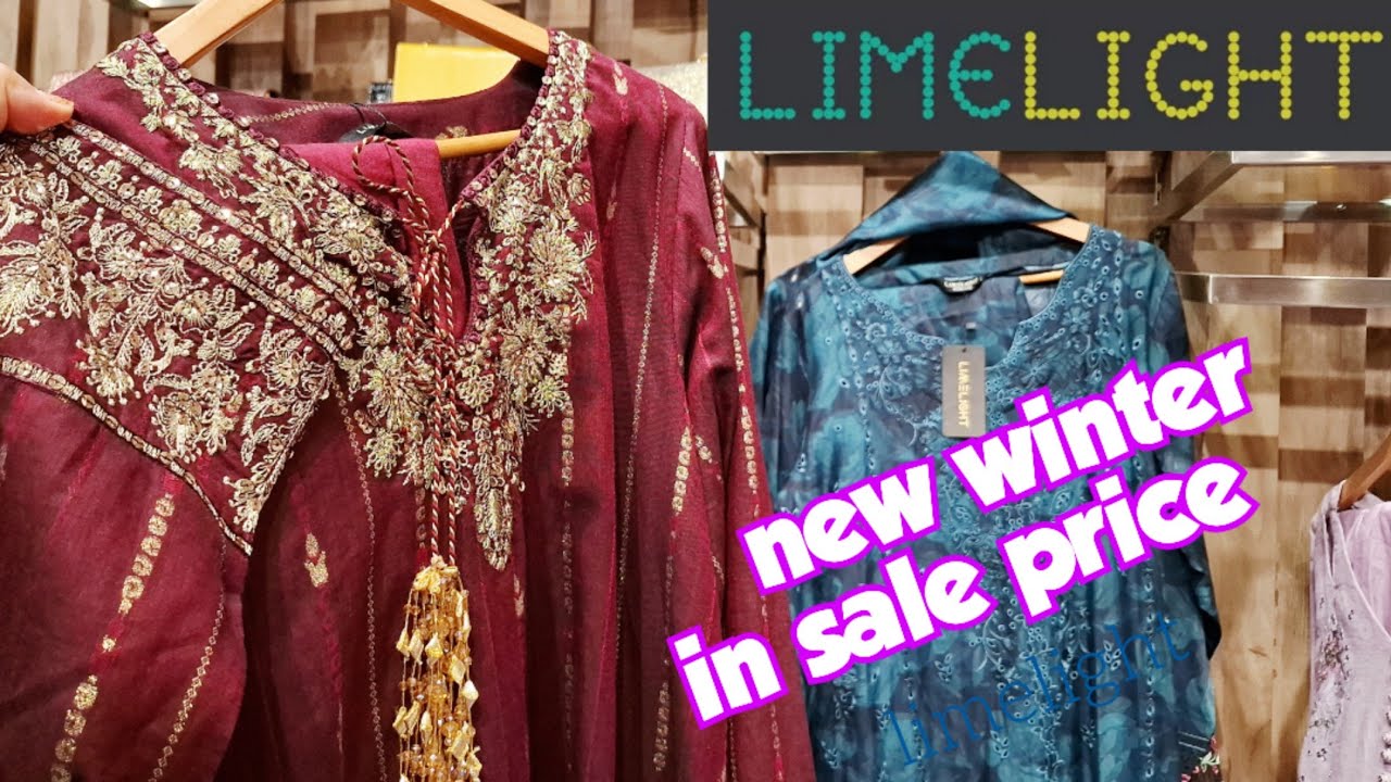 Limelight New Winter Pret In Sale Price &hearts;️Limelight New Collection ❤️ Limelight Sle