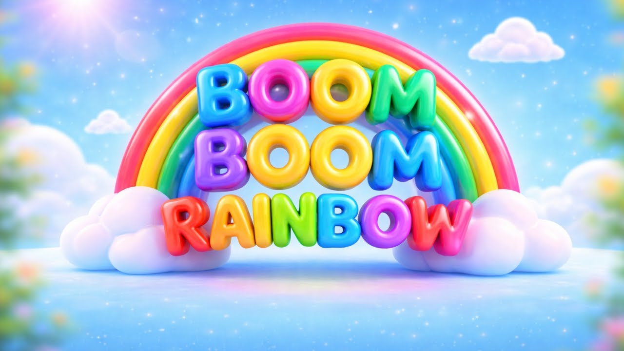 Boom Boom Rainbow 🌈 | Colors Song for Kids | Learn Colors (Preschool)