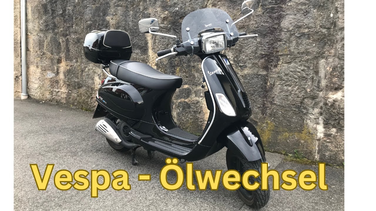 Motorölwechsel Piaggio Vespa (LX, Primavera, Sprint, GTS / 50 - 300cm² / ab 2004)