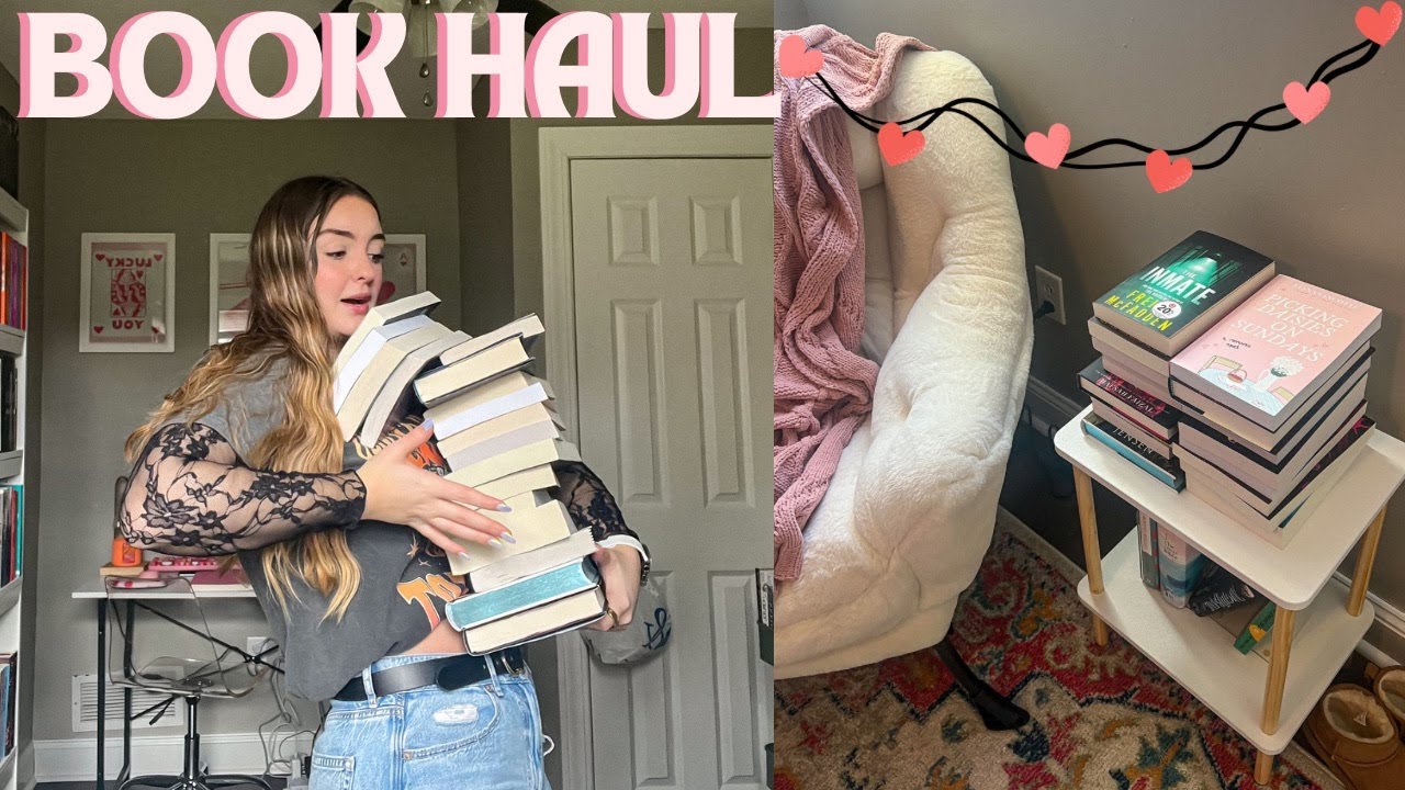 HUGE BOOK HAUL (barnes & noble, target, walmart, and amazon) 💌📚🍓
