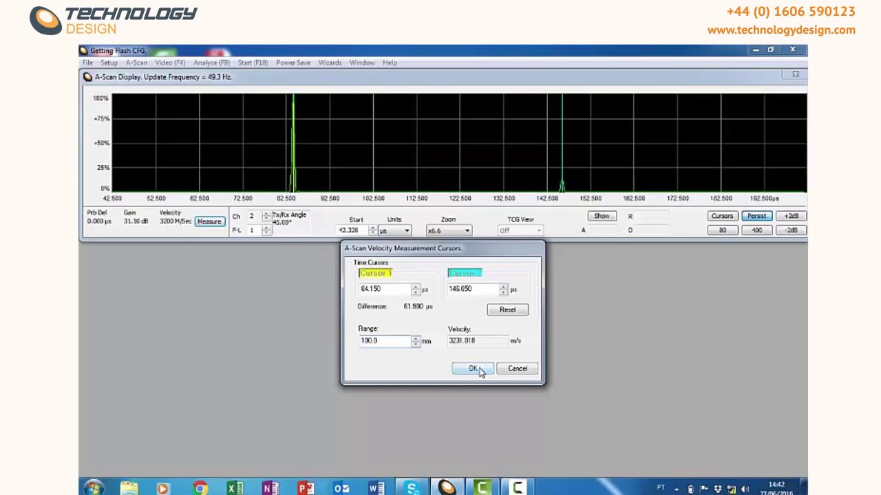 TD Velocity Measurement 0830