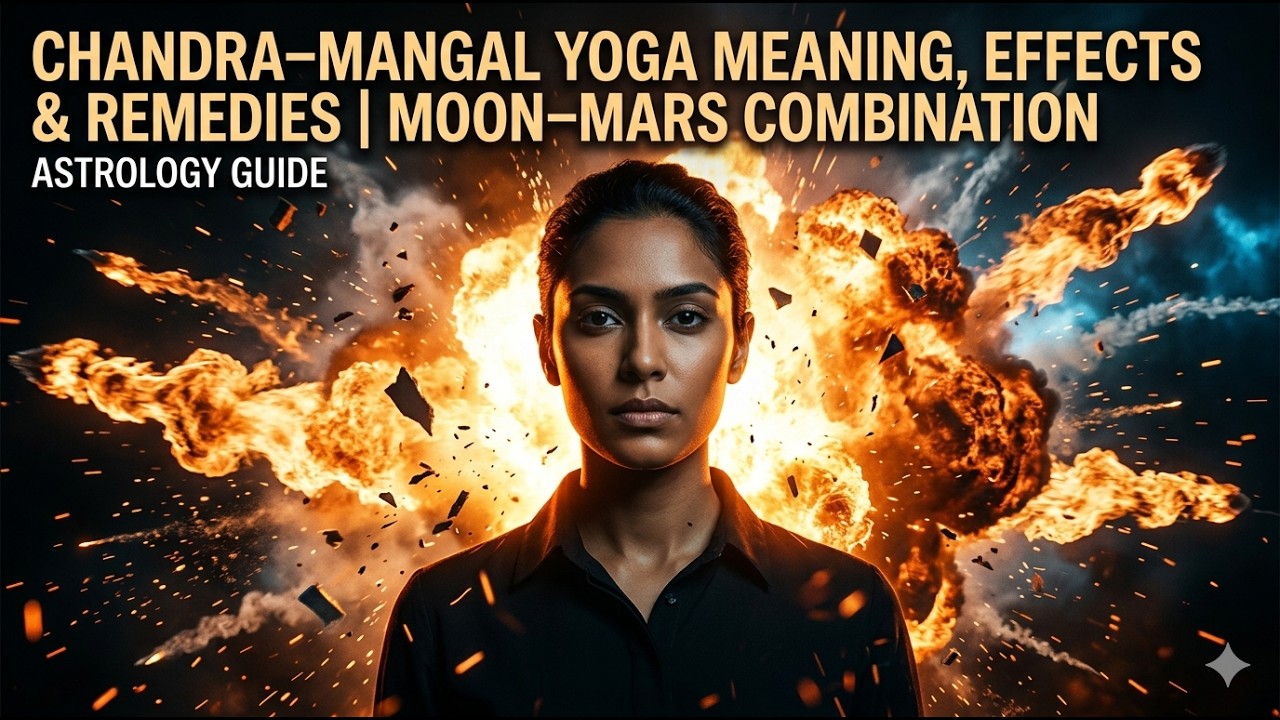 Chandra&ndash;Mangal Yoga Meaning, Effects & Remedies | Moon&ndash;Mars Combination @Jothishi