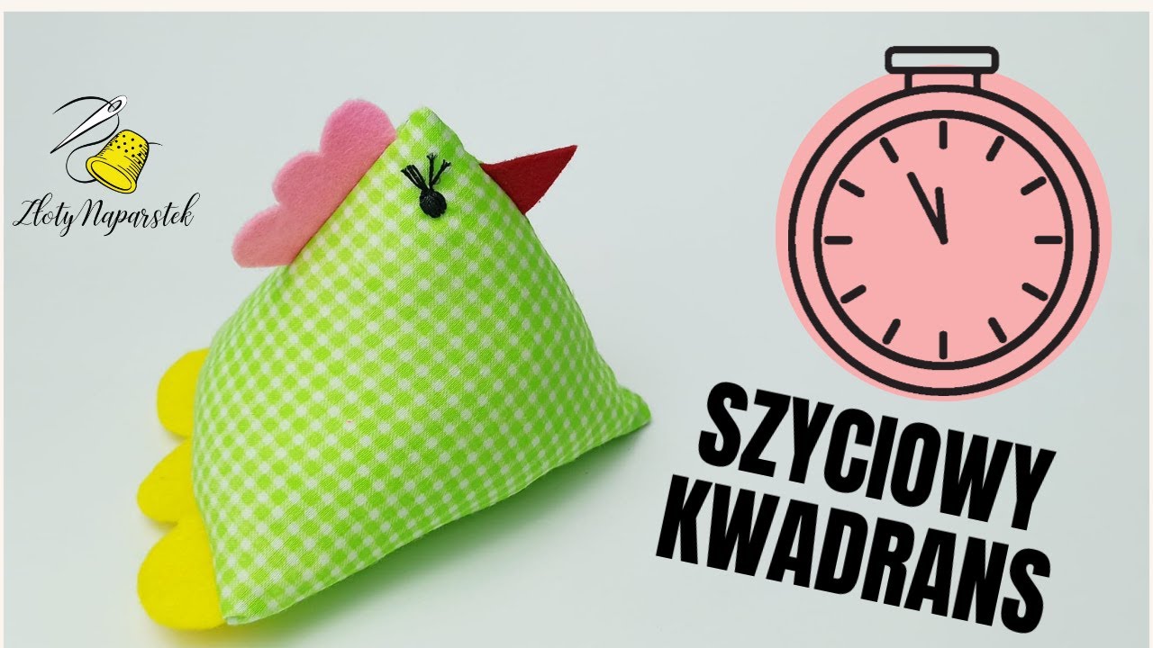 Kurka ozdobna na wielkanoc - jak uszyć + wykrój