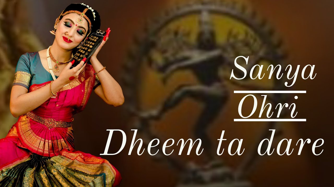 Dheem Ta dare | Bharatnatyam |Classical Dance cover | Sanya Ohri | Beginner's choreography