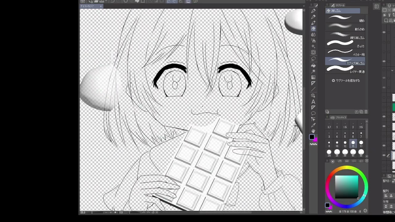 おえかき実況【自己ベストでイラスト本を作りたい70～ちょこいちじく編～