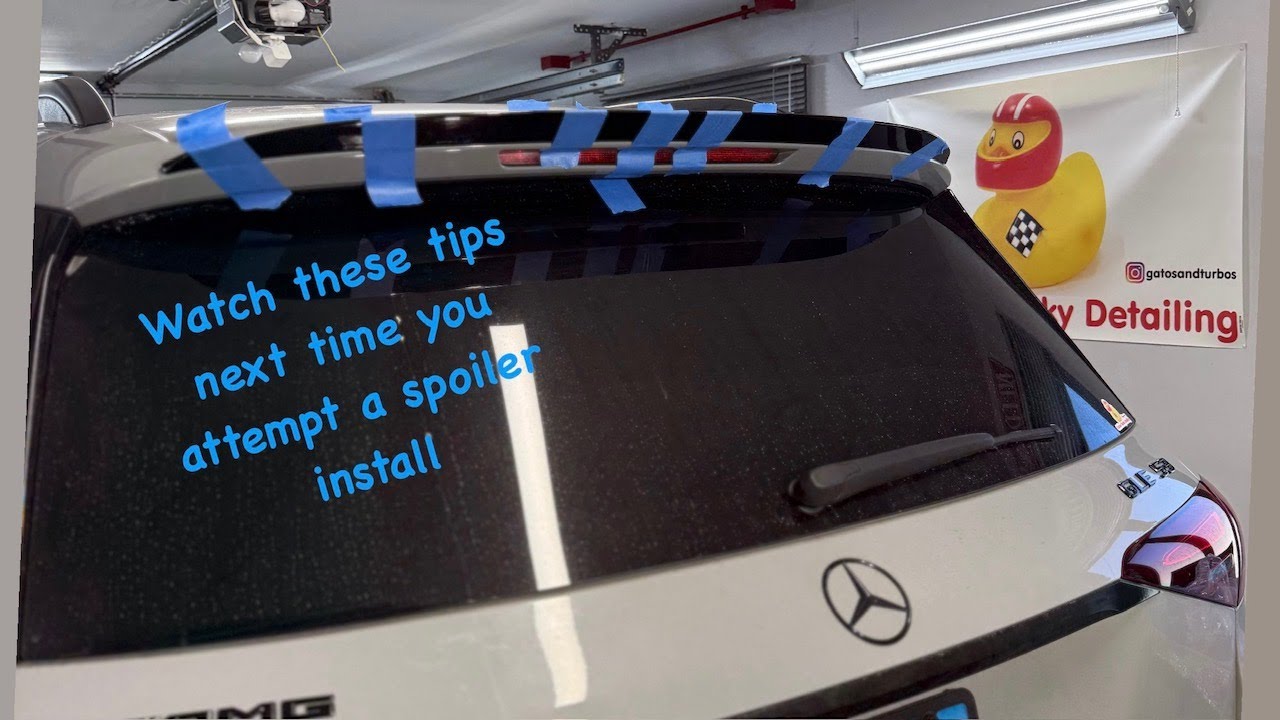 Spoiler Installation Guide on a Mercedes Benz GLE