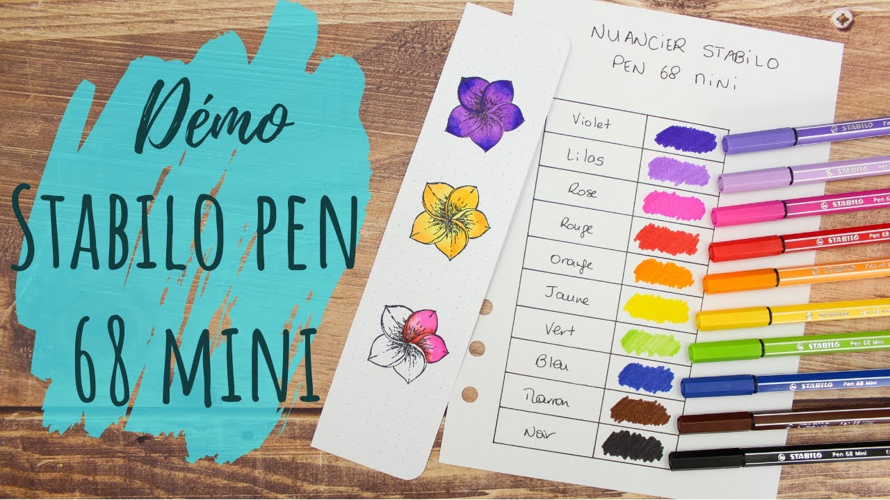 DEMO | Test de Stabilo pen 68 mini