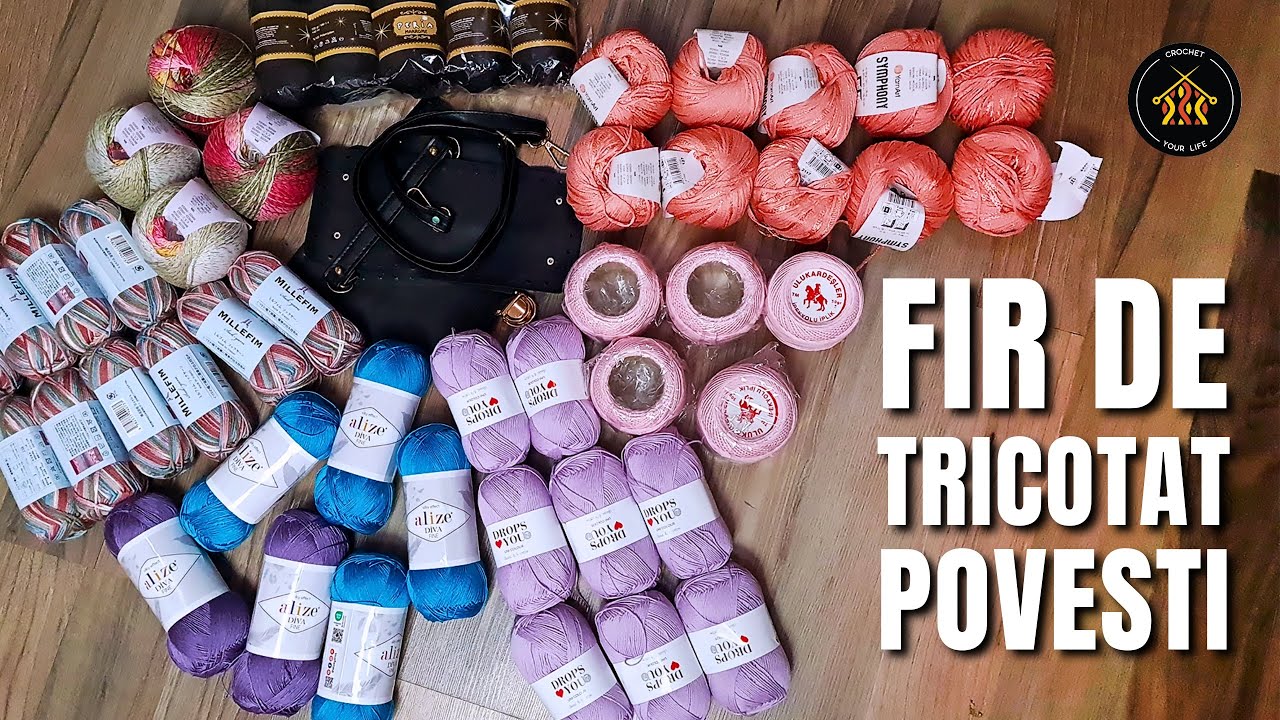 Unnboxing fir de tricotat povesti - Fire de primavara - vara
