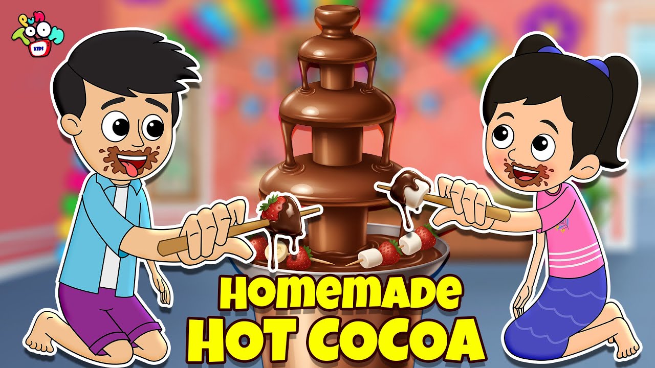 Homemade HOT COCOA | Cozy Winter Days | Animated Stories | Cartoon | Moral Story | PunToon Kids