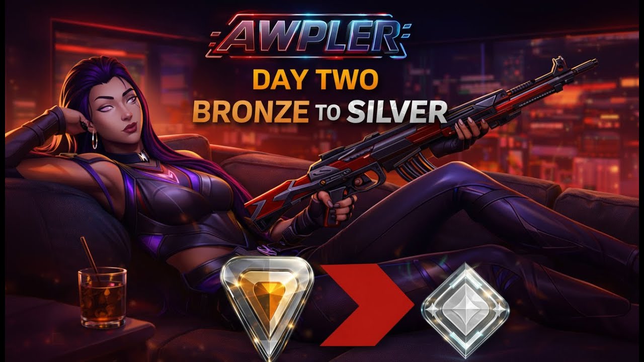 Valorant BRONZE To  SILVER  Day 2   #114th Stream BY AWPLER
