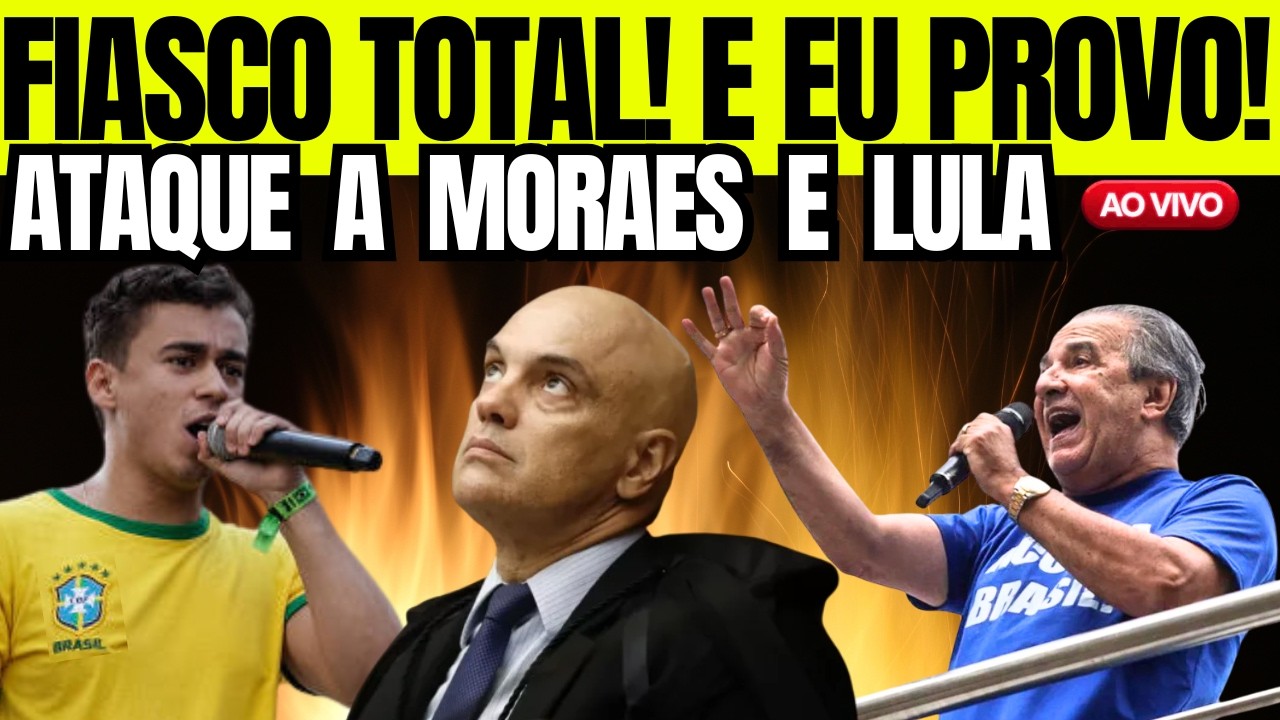 [AOVIVO] FIASCO TOTAL, EU PROVO! MORAES VIU TUDO! ATAQUES DE NIKOLAS E SILAS À MORAES E FLÁVIO RECUA