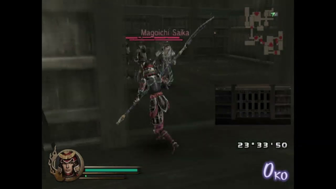 Samurai Warriors Free Mode Any% Speedrun (Mitsuhide Story) (Gifu Castle) (2:35.25 IGT) (3:35 RTA)