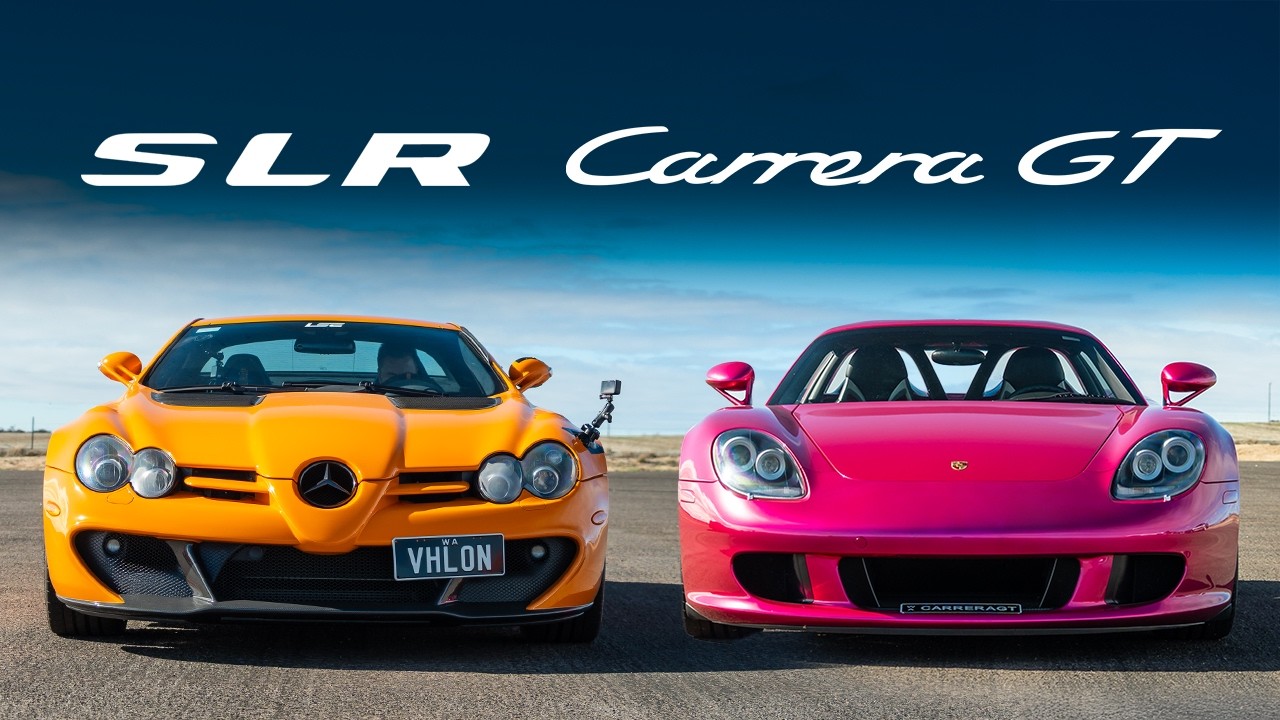 Porsche Carrera GT vs SLR McLaren DRAG RACE: RIP Clutch…