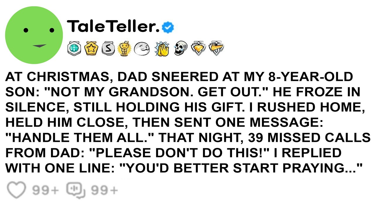 AT CHRISTMAS, DAD SNEERED AT MY 8-YEAR-OLD SON: 
