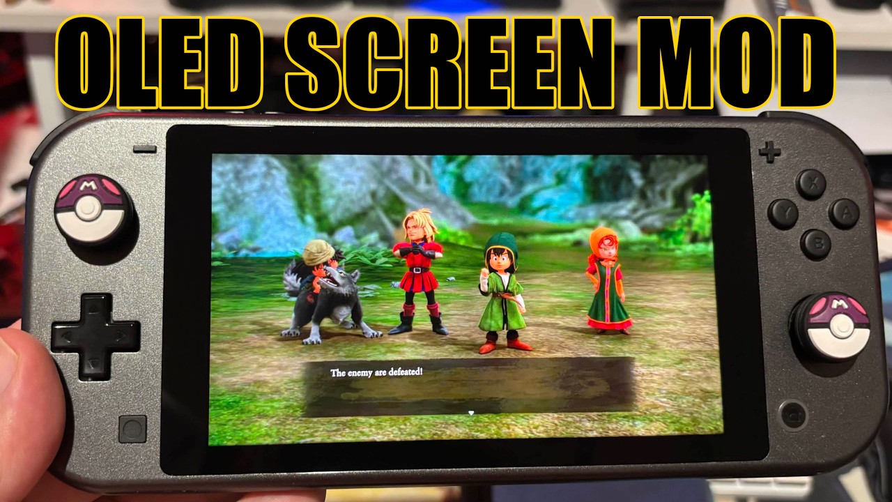 OLED-экран?! Модификация Switch Lite OLED Super 5 &mdash; первые впечатления.
