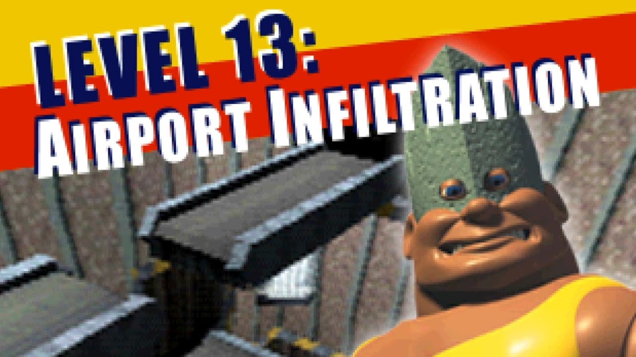Toy Story 2: Buzz Lightyear to the Rescue! - Level 13 - Airport Infiltration - Walkthrough
