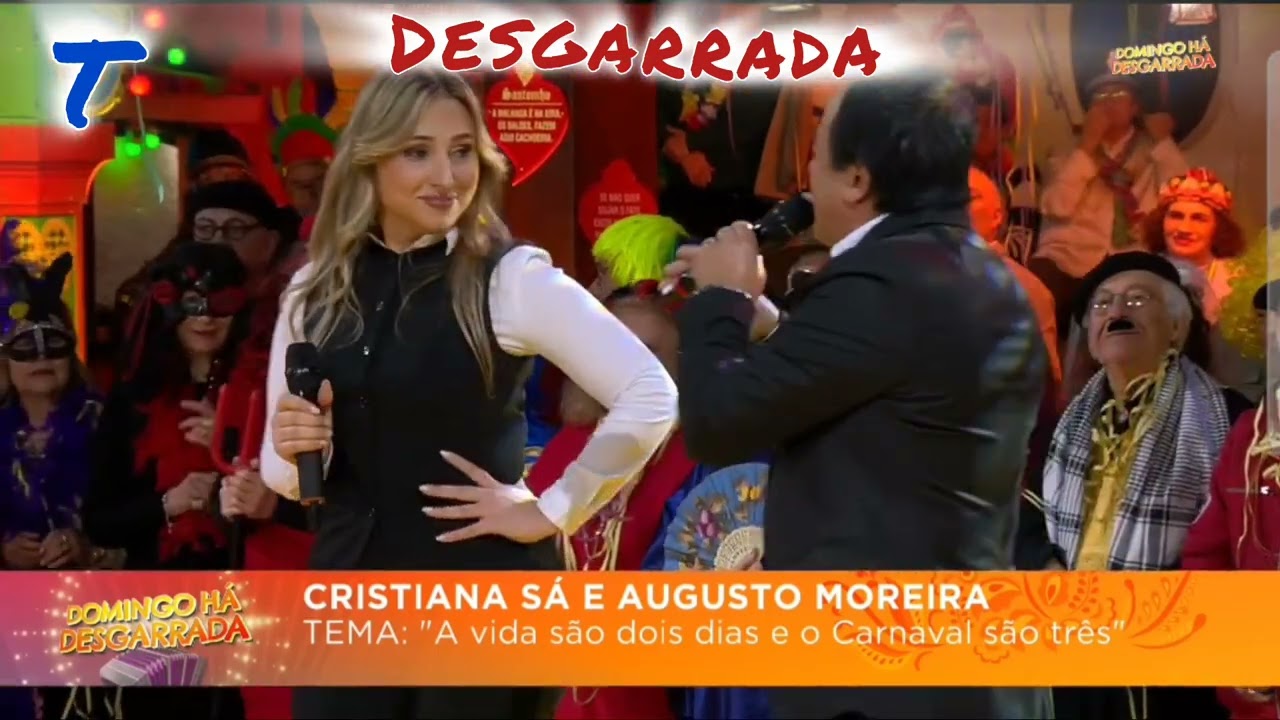 🍀Desgarrada 😂Cristiana Sá e Augusto Moreira 🍀