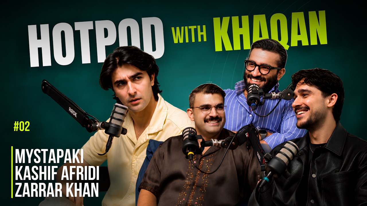 Ethnic Identity In Pakistan | Hotpod with Khaqan - Episode 2 | MystaPaki, Kashif Afridi, Zarrar Khan