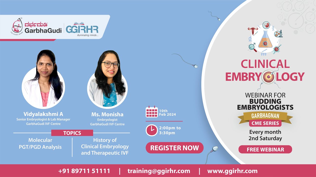 Continuing Medical Education (CME) | Molecular PGT/PGD Analysis | Clinical Embryology | GGIRHR