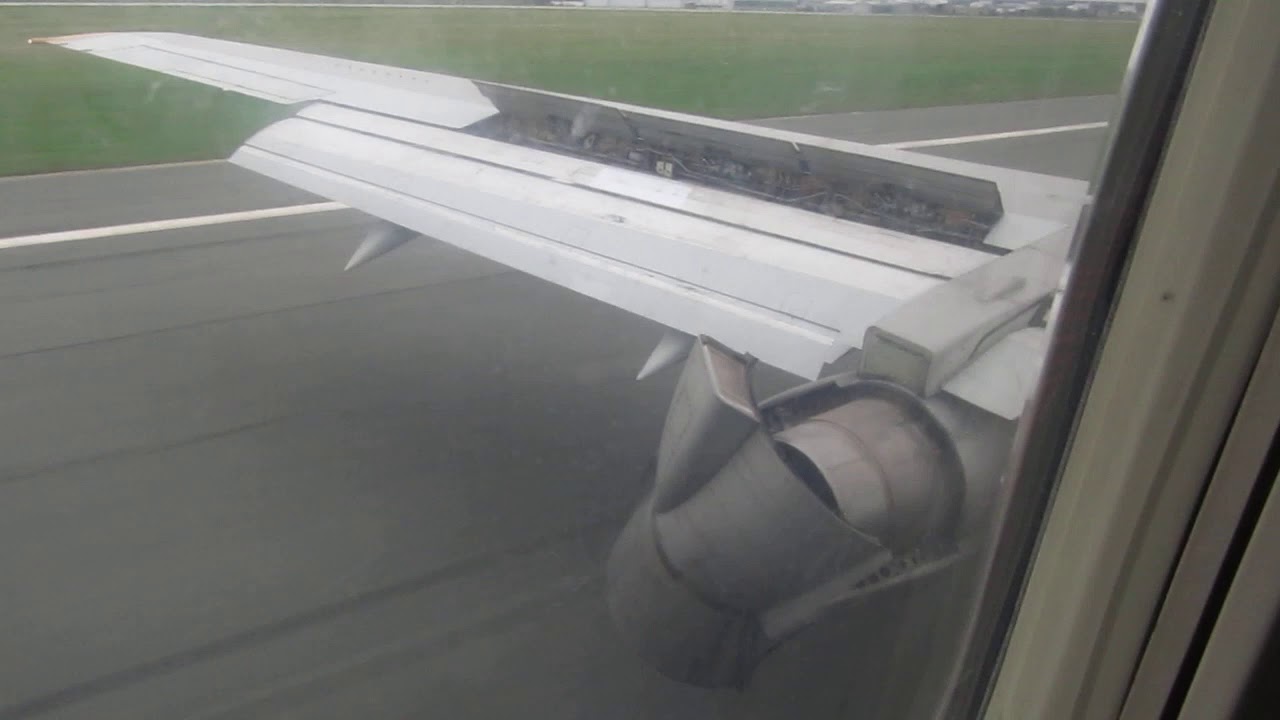 Last B737-200Adv in Europe - Aviogenex - YU-ANP - landing Belgrad - watch the reverser!