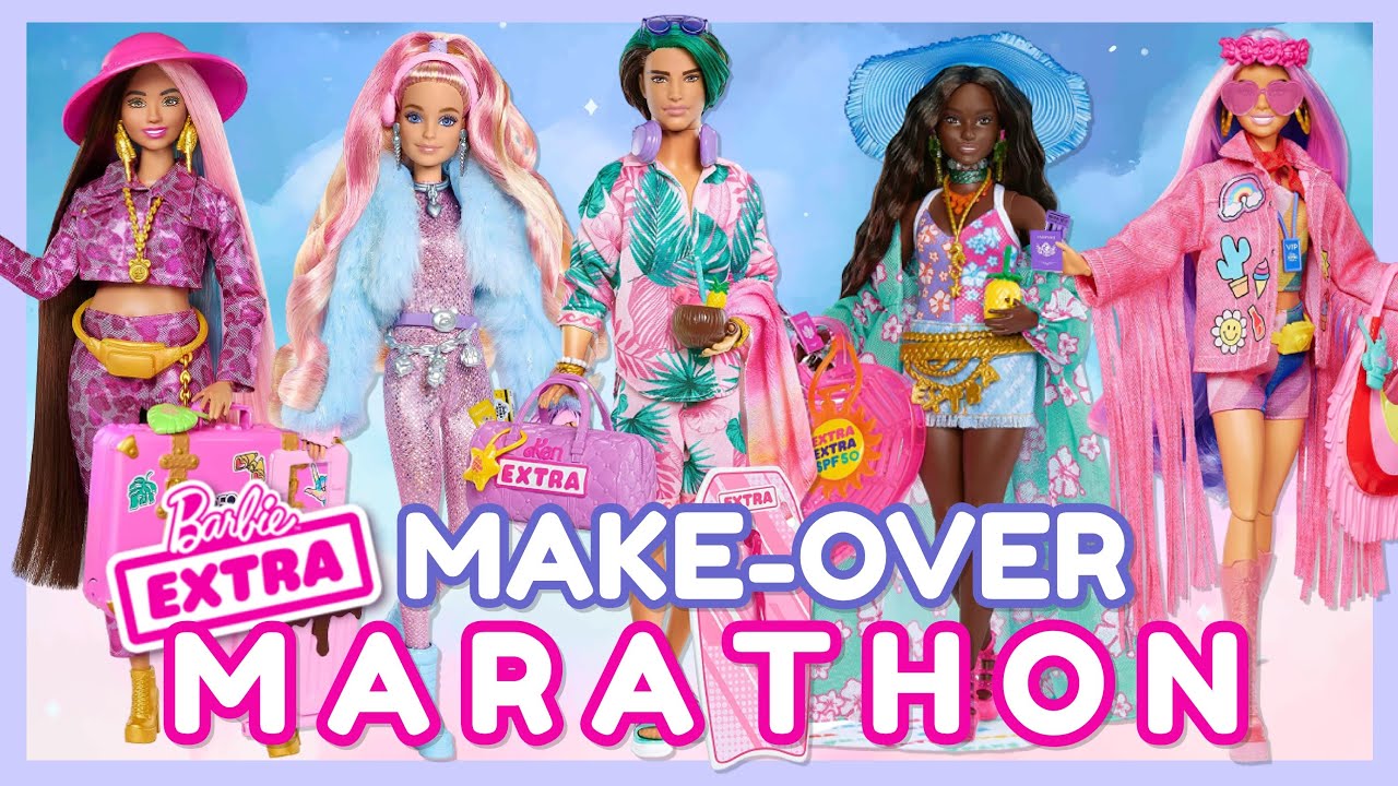 Barbie Extra Fly ✈️🎀⭐ Make-Over MARATHON!
