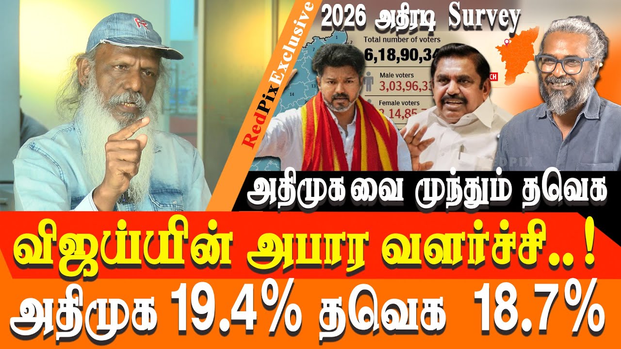 BIG BREAKING  TVK To Push AIADMK Back …! New Survey - Erode by election 2025 survey  Fr Rajanayagam