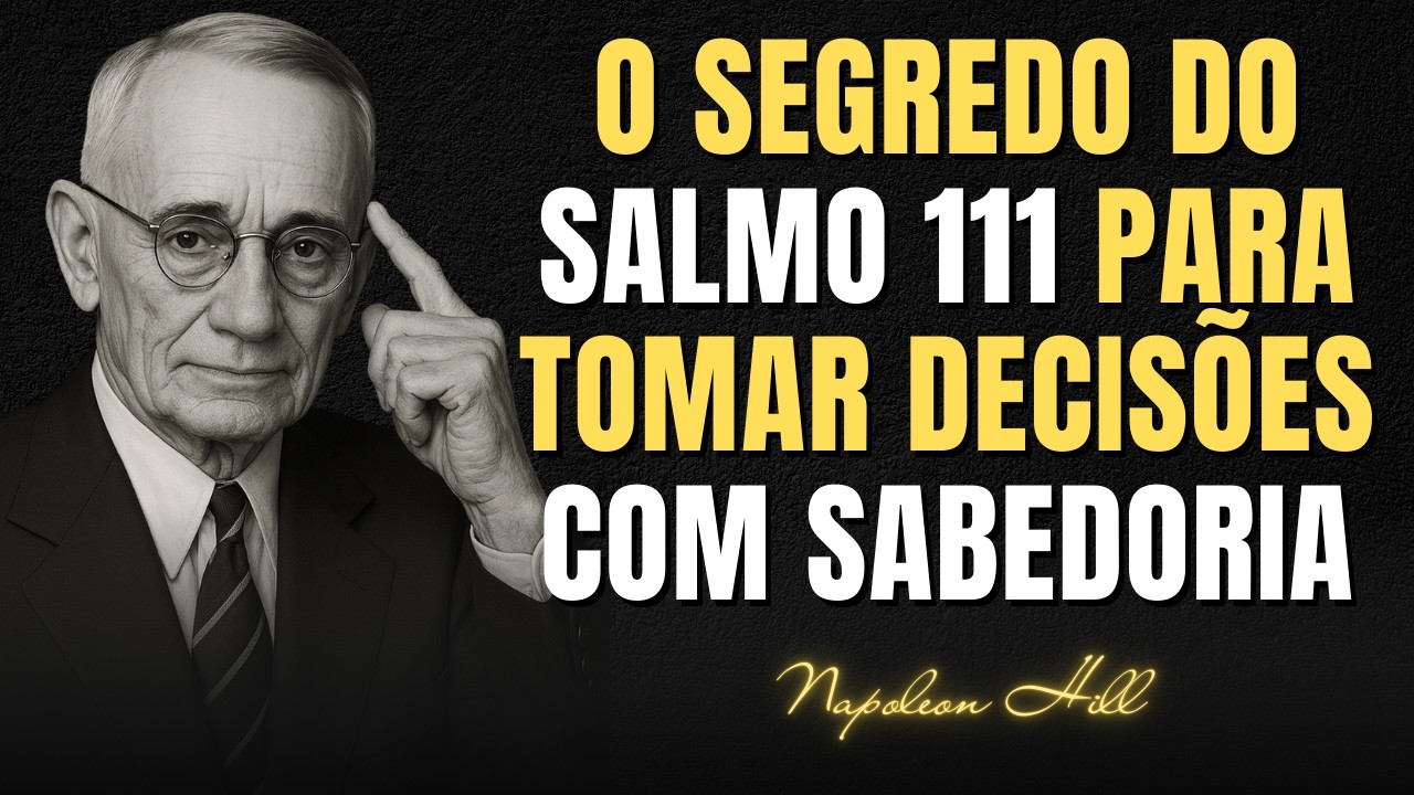 Ouça Isso ao Acordar e Aprenda com o SALMO 111 a Tomar Decisões com Sabedoria | Napoleon Hill