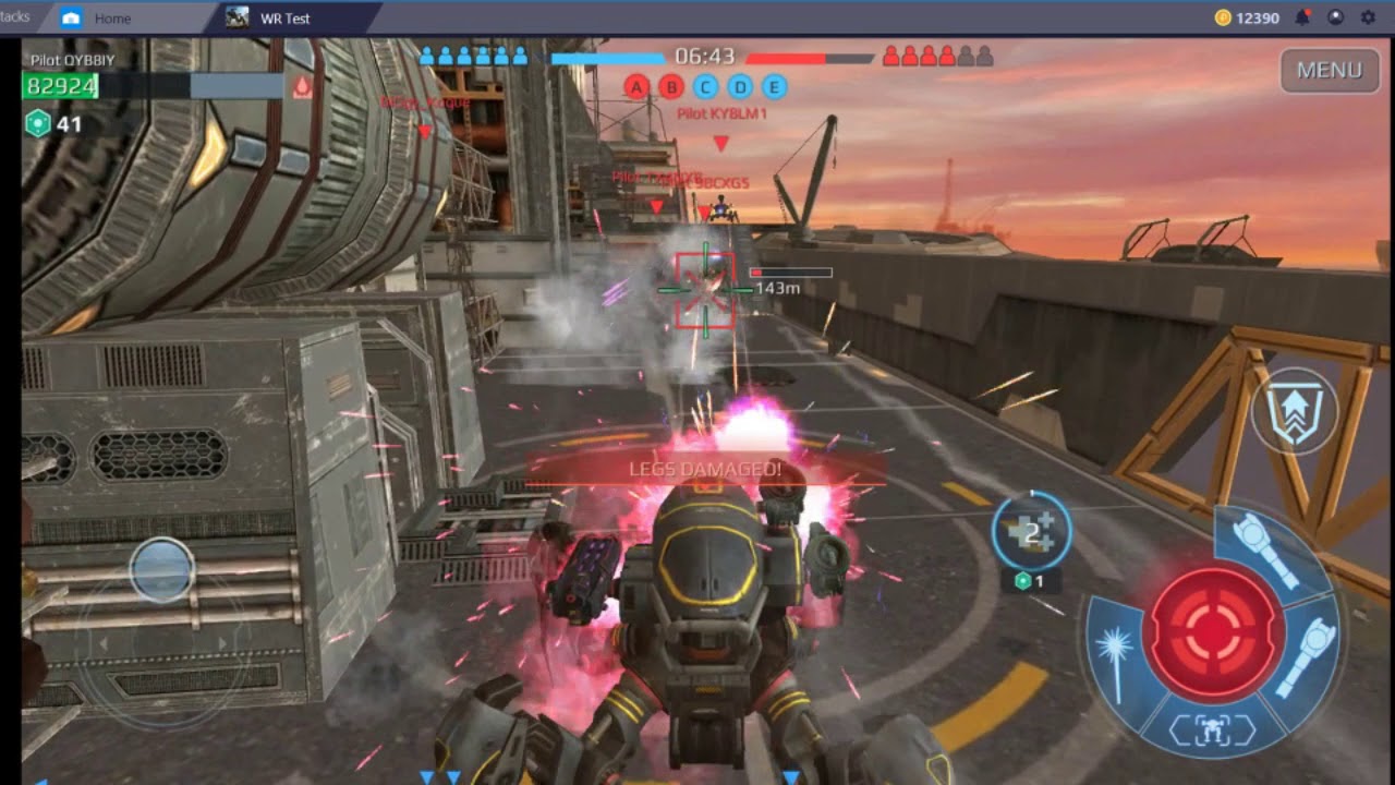 WR Test Server: suppression bots/weapons rebalance
