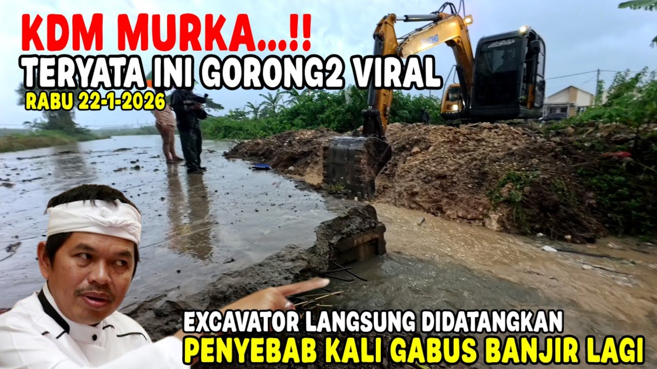 KDM MURKA ❗ TERNYA INI PENYEBAB KALI GABUS BANJIR LAGI