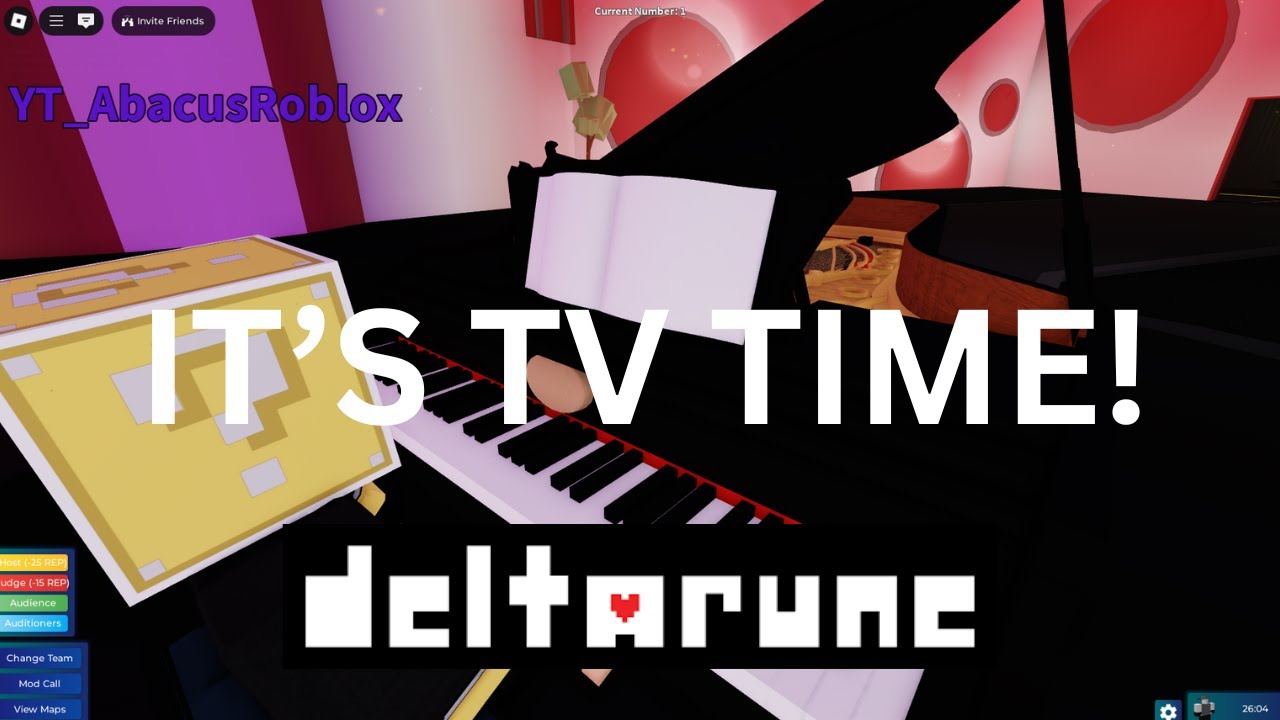 It's TV Time! // Deltarune Roblox got talent Piano [SHEETS]