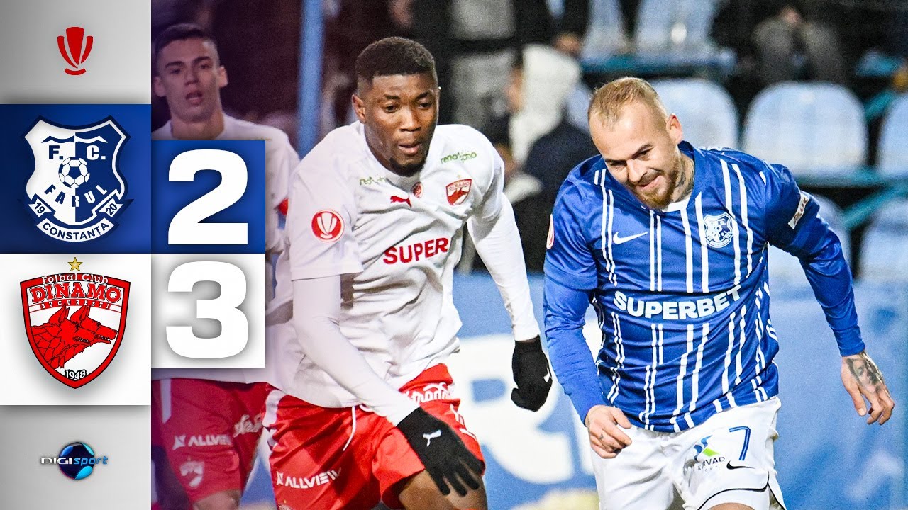 Farul - Dinamo 2-3. Trupa lui Zeljko Kopic a egalat-o pe Rapid în fruntea clasamentului