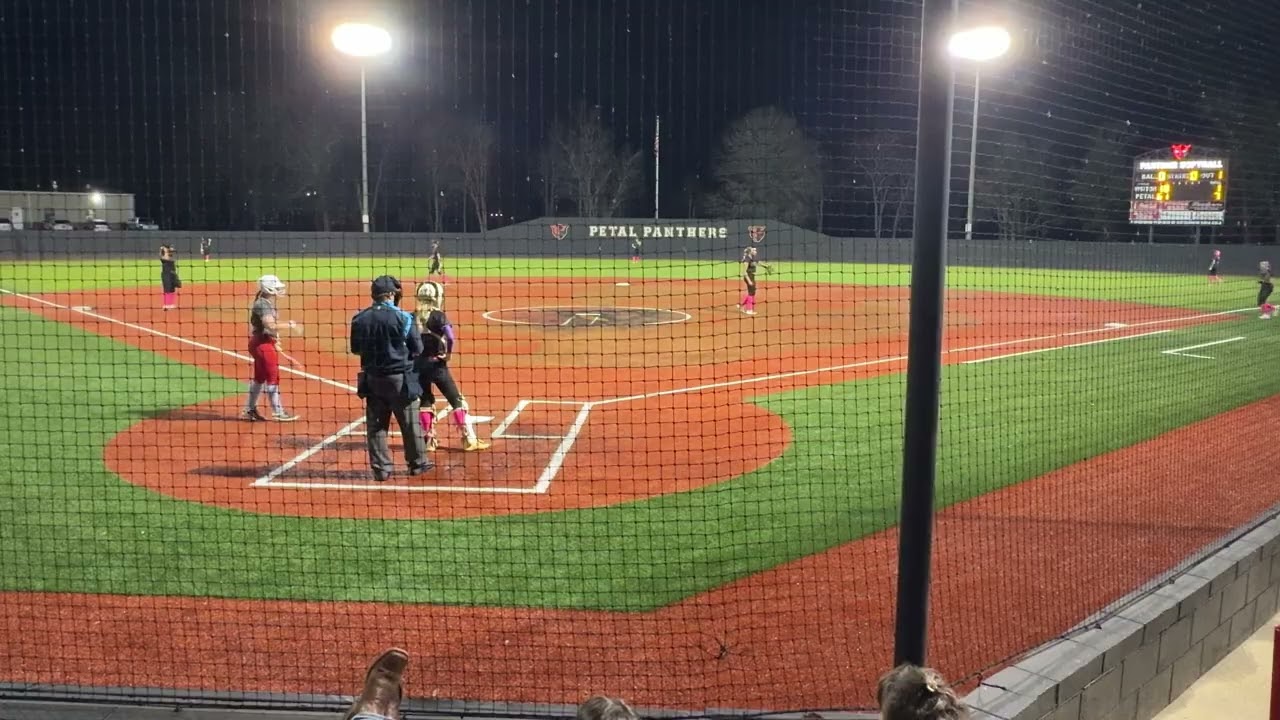 South Jones Varsity vs Petal Varsity 02/27/26 Top of the 3rd inning 