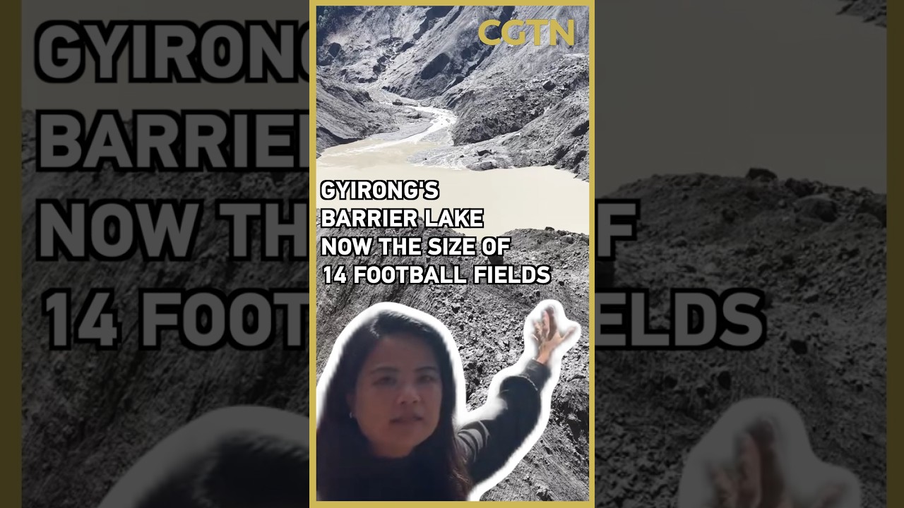Barrier lake the size of 14 football fields under control after China-Nepal border mudslide
