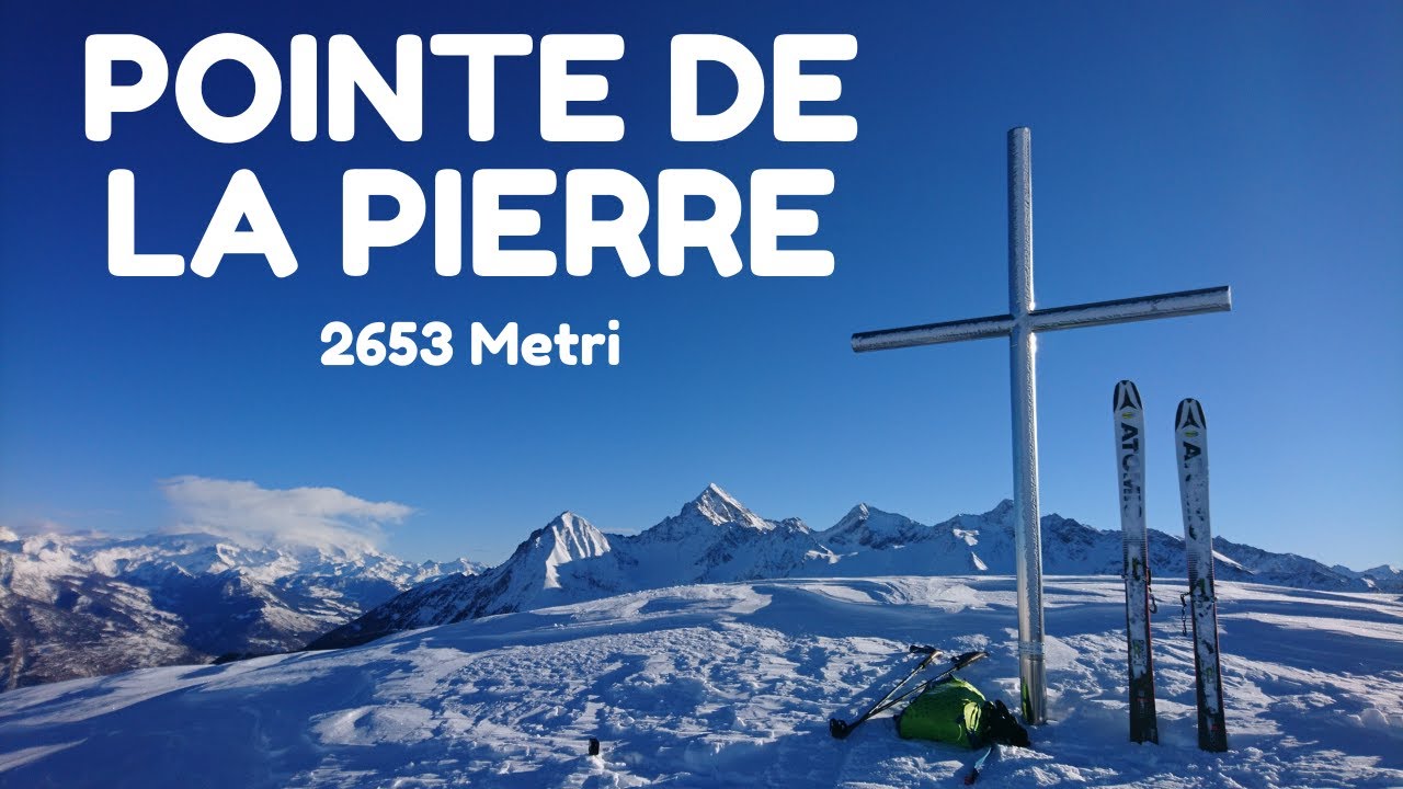 Pointe de la Pierre - 2653 mt - Scialpinismo - Salita da Ozein (Aymavilles - AO) 4K